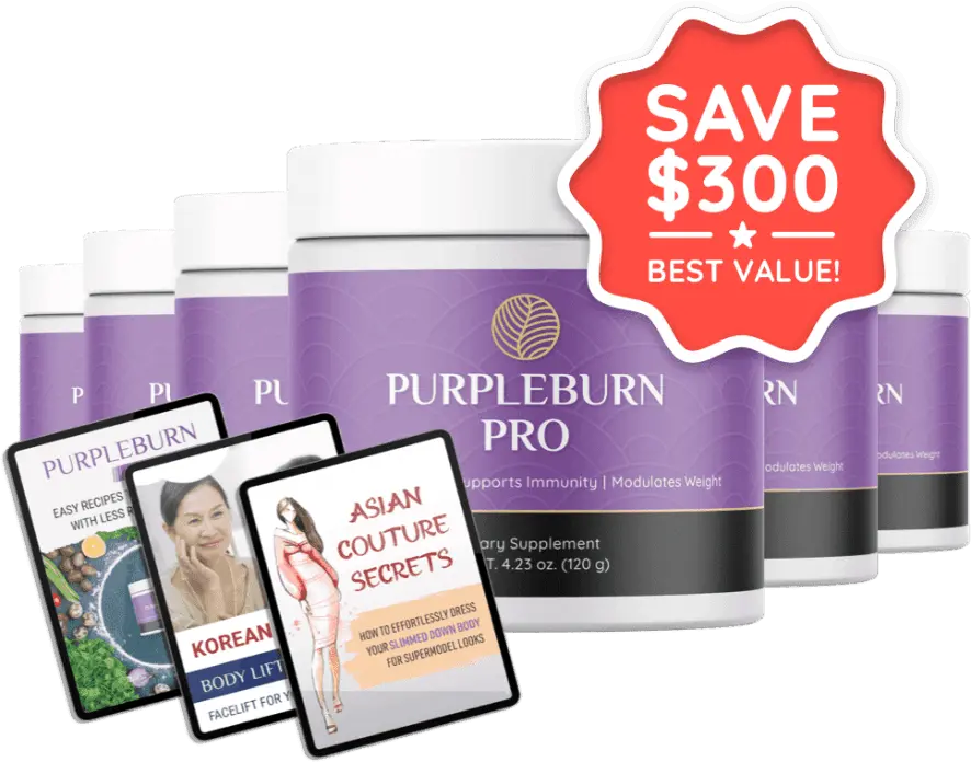 purpleburn pro 6 bottles